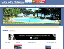 Tablet Screenshot of livinginthephilippines.com